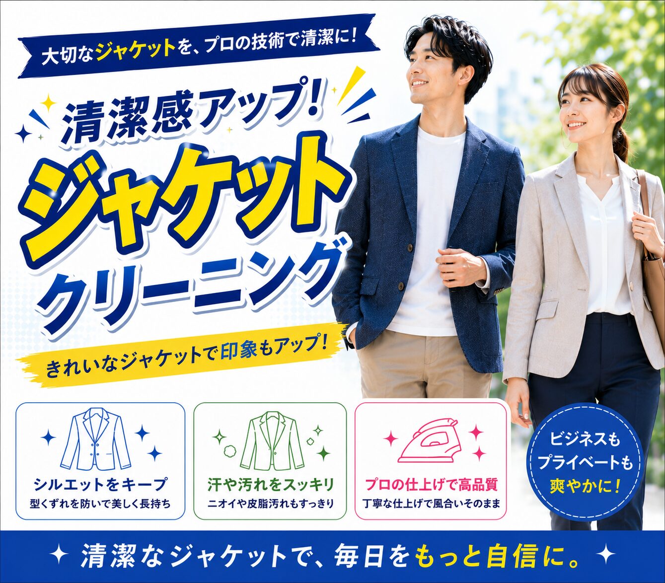 ジャケットクリーニング
