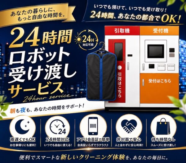 24時間ロボット受付